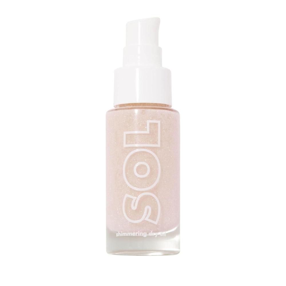 imageColourPop SOL Mini Shimmering Dry Oil  Body Oil Infused with Coconut Argan ampamp Marula Oils  RadianceBoosting Body Care  Nourishes Skin and Leaves a Luminous Finish  Rainbow Glow 088 fl oz