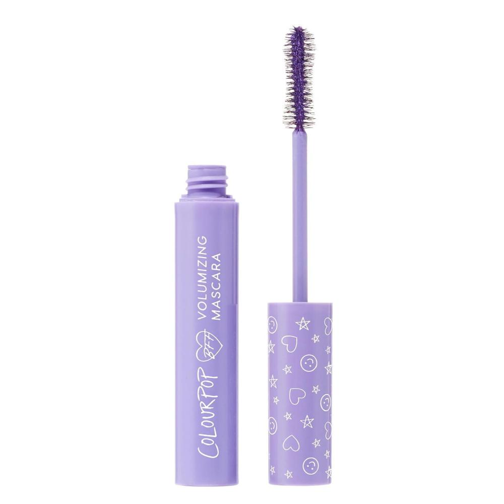 imageColourPop BFF Mascara  Volumizing Lifting ampamp Lengthening Mascara  Buildable Burgundy Mascara with a Twisted Nylon Fiber Brush  Cruelty Free Eye Makeup  Wine O Clock 24 fl ozPurple Prose
