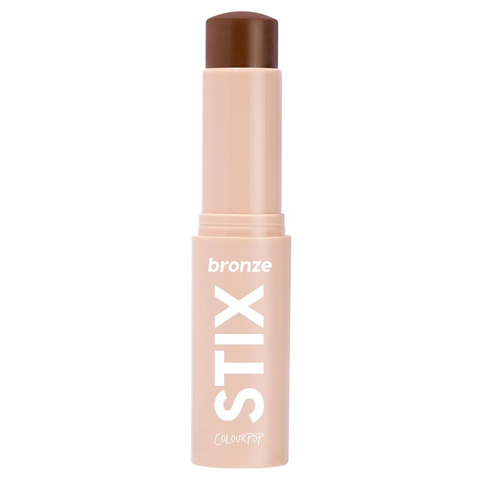 imageColourPop Cream Bronzer Stick  Blendable Cream Contour ampamp Glowy Summer Makeup with a Natural Matte Finish  Buildable Formula for ShimmerFree SunKissed Warmth  Laguna Beach 028 ozManhattan Beach