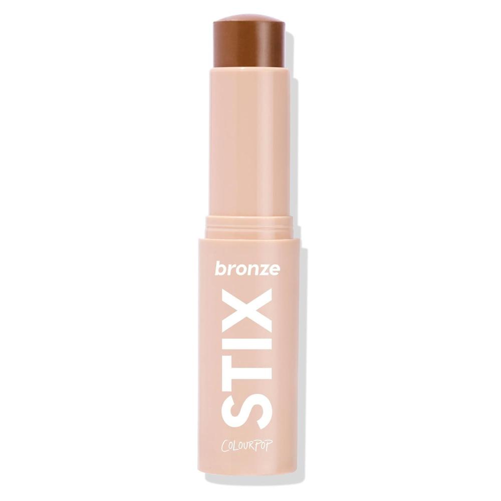imageColourPop Cream Bronzer Stick  Blendable Cream Contour ampamp Glowy Summer Makeup with a Natural Matte Finish  Buildable Formula for ShimmerFree SunKissed Warmth  Laguna Beach 028 ozShell Beach