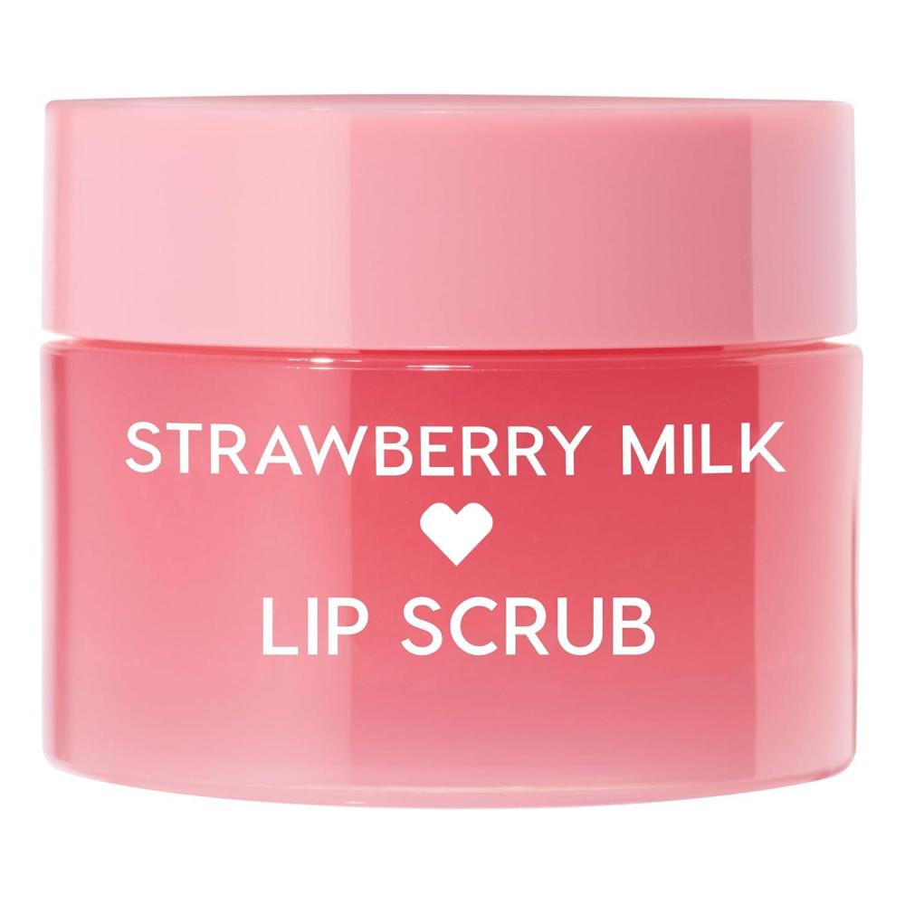 imageColourPop Fresh Kiss Exfoliating Lip Scrub  Nourishing Lip Exfoliator to Gently Buff ampamp Soften Skin  Enriched with Cocoa ampamp Shea Butter to Lock in Moisture  Vanilla Cake 037 ozStrawberry Milk