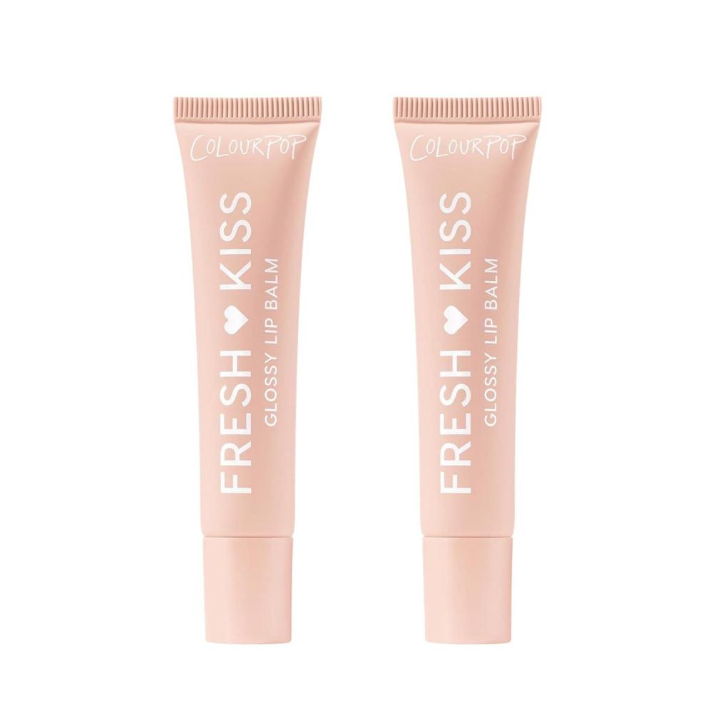 imageColourPop Fresh Kiss Glossy Lip Balm  Hydrating Lip Care Enriched with Peptides Hyaluronic Acid Shea Butter ampamp Vitamin E for an UltraCushiony Formula  Chocolate Milkshake 2 CountVanilla Cake 2
