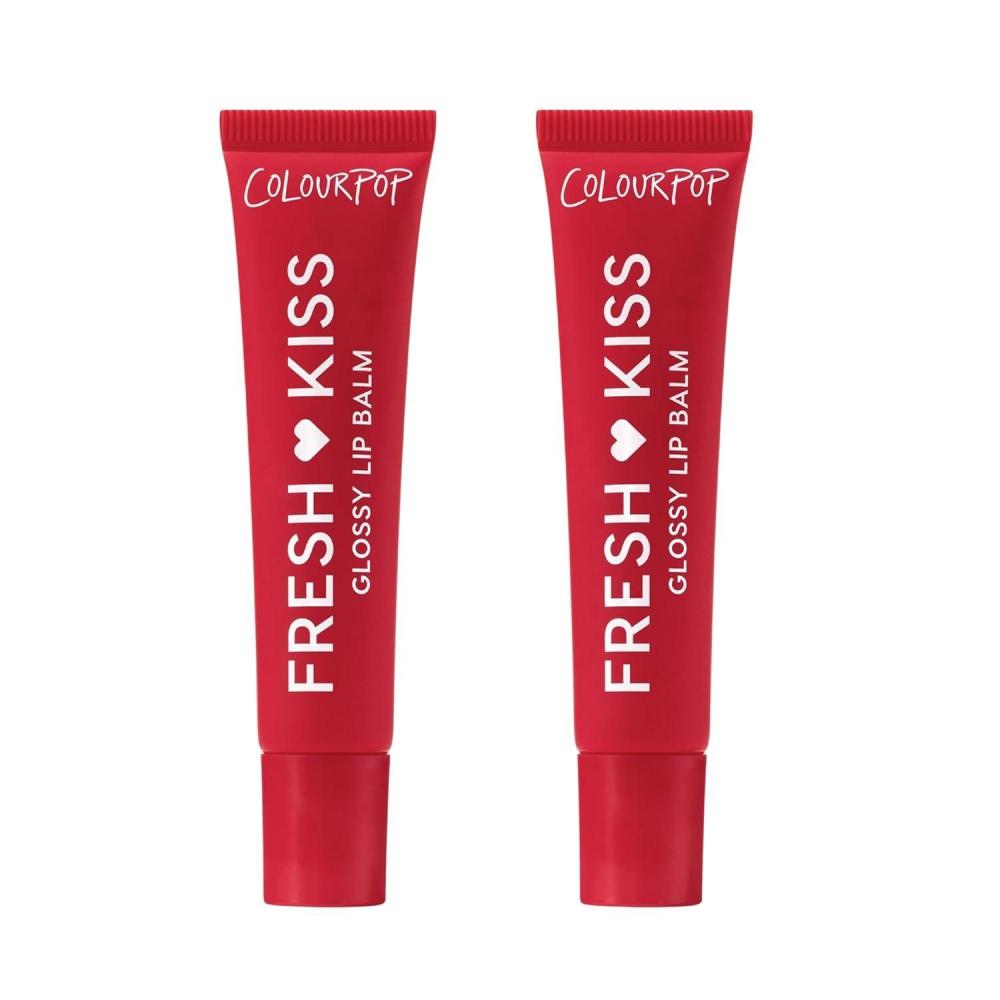 imageColourPop Fresh Kiss Glossy Lip Balm  Hydrating Lip Care Enriched with Peptides Hyaluronic Acid Shea Butter ampamp Vitamin E for an UltraCushiony Formula  Chocolate Milkshake 2 CountCherry Glaze 2