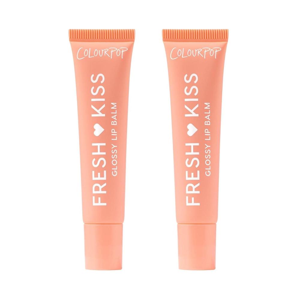 imageColourPop Fresh Kiss Glossy Lip Balm  Hydrating Lip Care Enriched with Peptides Hyaluronic Acid Shea Butter ampamp Vitamin E for an UltraCushiony Formula  Chocolate Milkshake 2 CountMango Sorbet 2