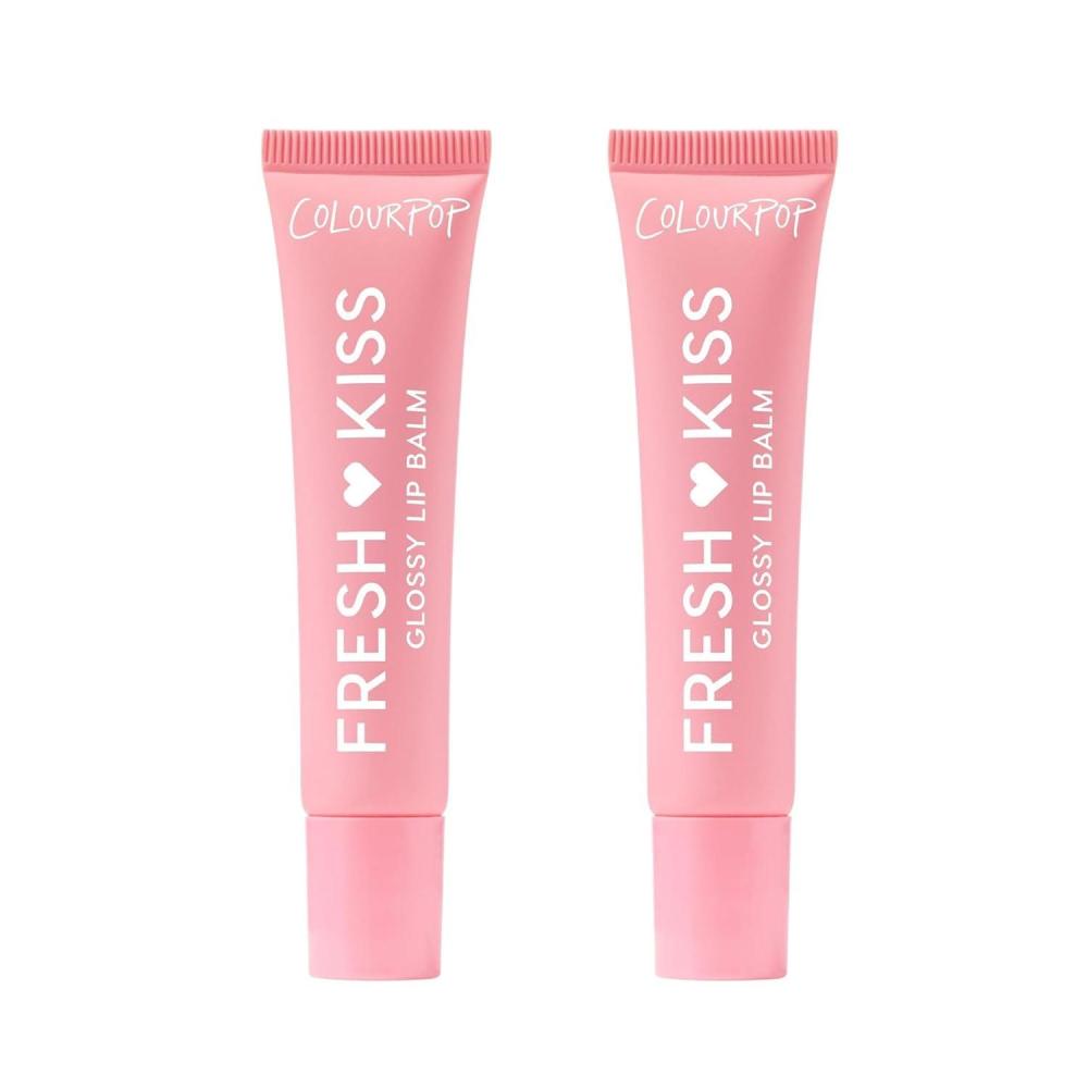 imageColourPop Fresh Kiss Glossy Lip Balm  Hydrating Lip Care Enriched with Peptides Hyaluronic Acid Shea Butter ampamp Vitamin E for an UltraCushiony Formula  Chocolate Milkshake 2 CountStrawberry Milk 2