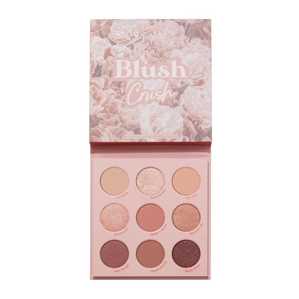 imageColourPop Going Coconuts Eyeshadow Palette  CoolToned Neutral Eyeshadow Palette with UltraVelvety and Silky Finishes  HighPigment Eye Makeup with a LongWearing Formula 03 ozBlush Crush
