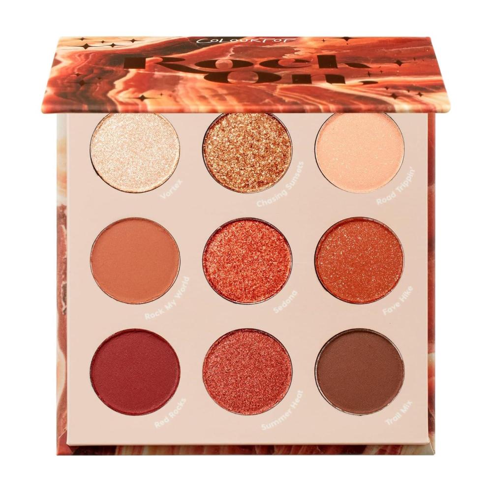 imageColourPop Going Coconuts Eyeshadow Palette  CoolToned Neutral Eyeshadow Palette with UltraVelvety and Silky Finishes  HighPigment Eye Makeup with a LongWearing Formula 03 ozRock On