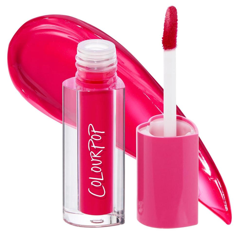 imageColourPop HydraPop Glossy Lip Stain  2in1 Hydrating GlosstoTint Lip Color  Infused with AntioxidantRich Guava Lychee ampamp Squalane  Blueberry Marg 011 Fl OzA Little Dramatic