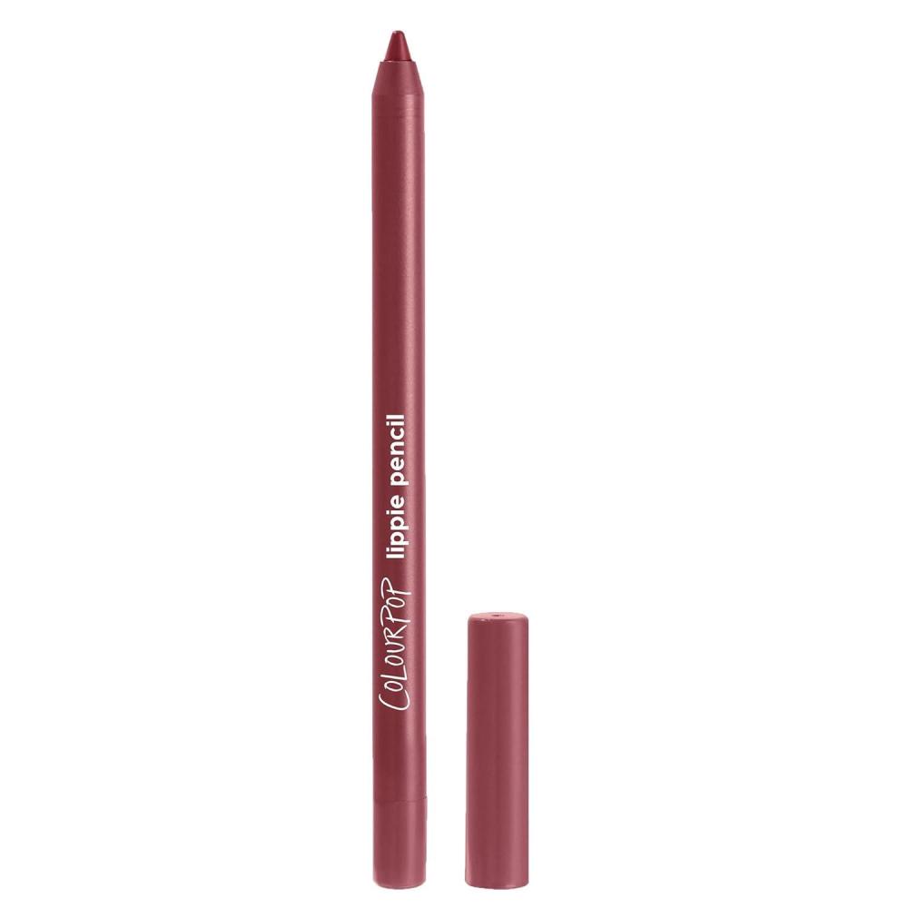 imageColourPop Lippie Lip Pencil  HighPigment LongLasting Lip Liner  Sharpenable Lip Liner Pencil for HighImpact Lip Color  Vegan Cream Formula with Precise Application  Cool BFFBounce  Deep Vampy Red