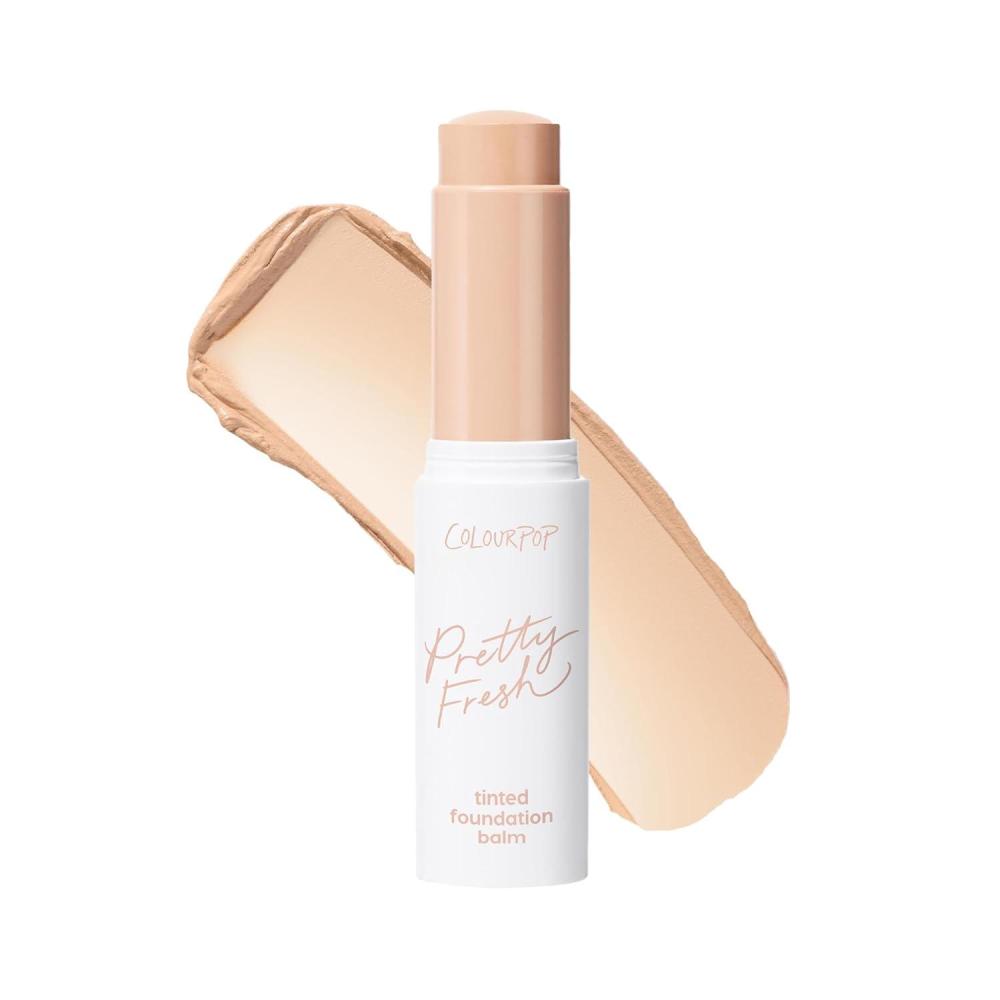imageColourPop Pretty Fresh Tinted Foundation Stick  Balm to Cream Foundation with Light to Medium Coverage  Infused with Hydrating Hyaluronic Acid Peptides ampamp Niacinamide  Deep Dark 22 029 ozFair 3