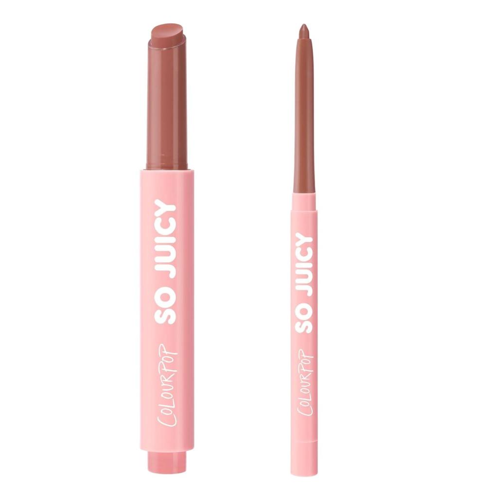 imageColourPop So Juicy Plumping Lip Gloss Balm Vacay Mode 007 oz  So Juicy Plumping Lip Liner Westwood 001 oz Peptide ampamp Ceramide Lip Set for Shine Shape ampamp Hydration