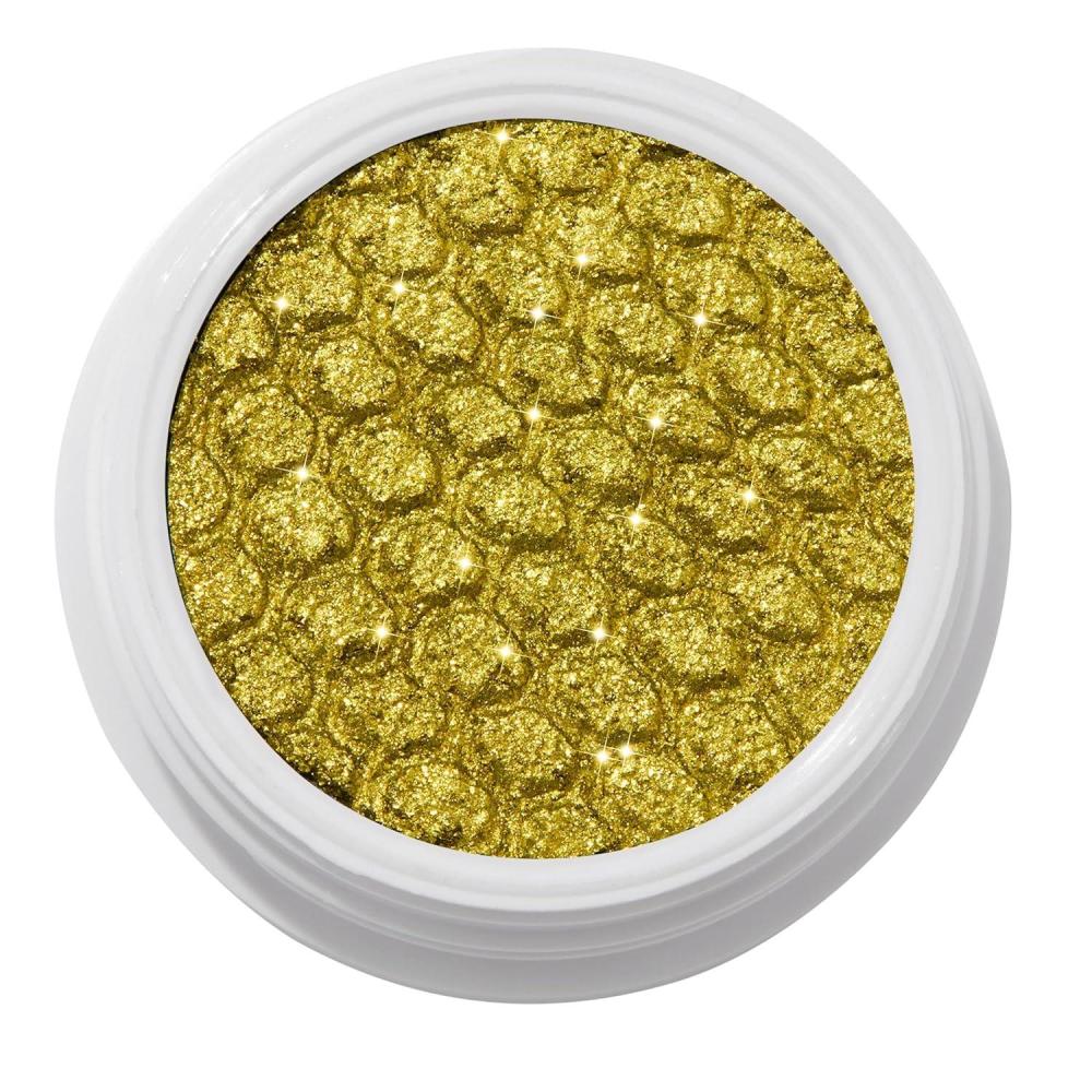 imageColourPop Super Shock Shadow  HighPigment CrmePowder Eye Makeup  Single Glitter Eyeshadow with Minimal Fallout and Unique Bouncy Texture  Ivory Eyeshadow  Mighty Morphin 007 ozGreen Juice
