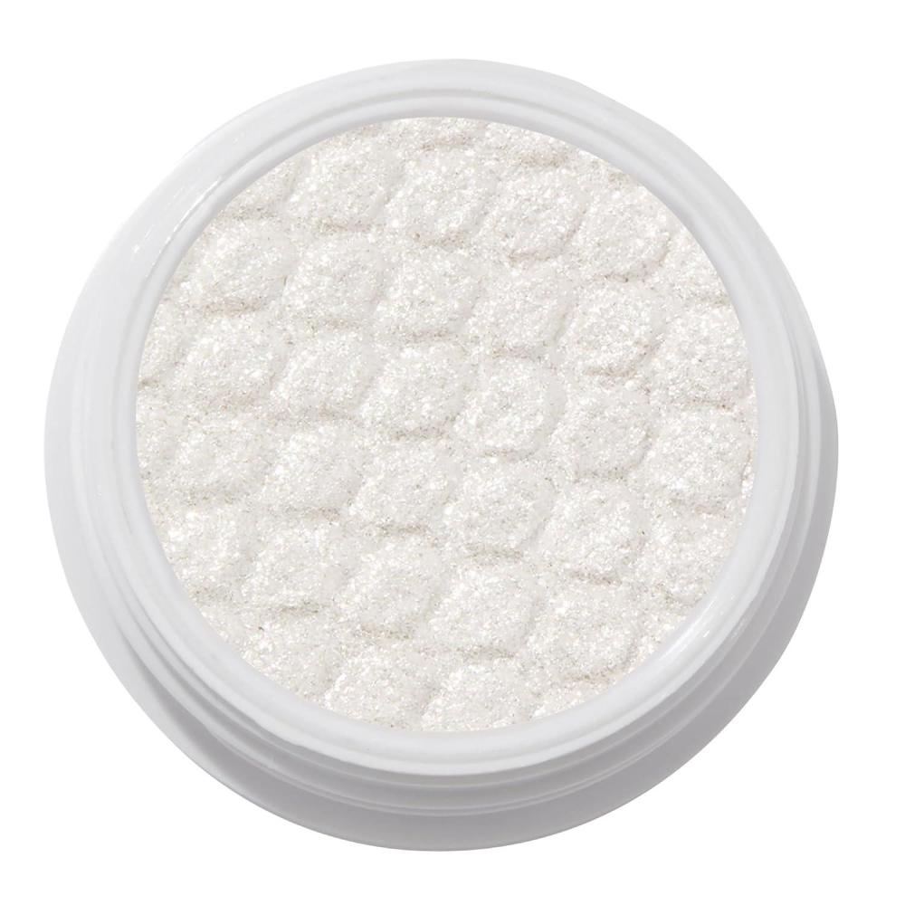 imageColourPop Super Shock Shadow  HighPigment CrmePowder Eye Makeup  Single Glitter Eyeshadow with Minimal Fallout and Unique Bouncy Texture  Ivory Eyeshadow  Mighty Morphin 007 ozTassel  metallic icy white