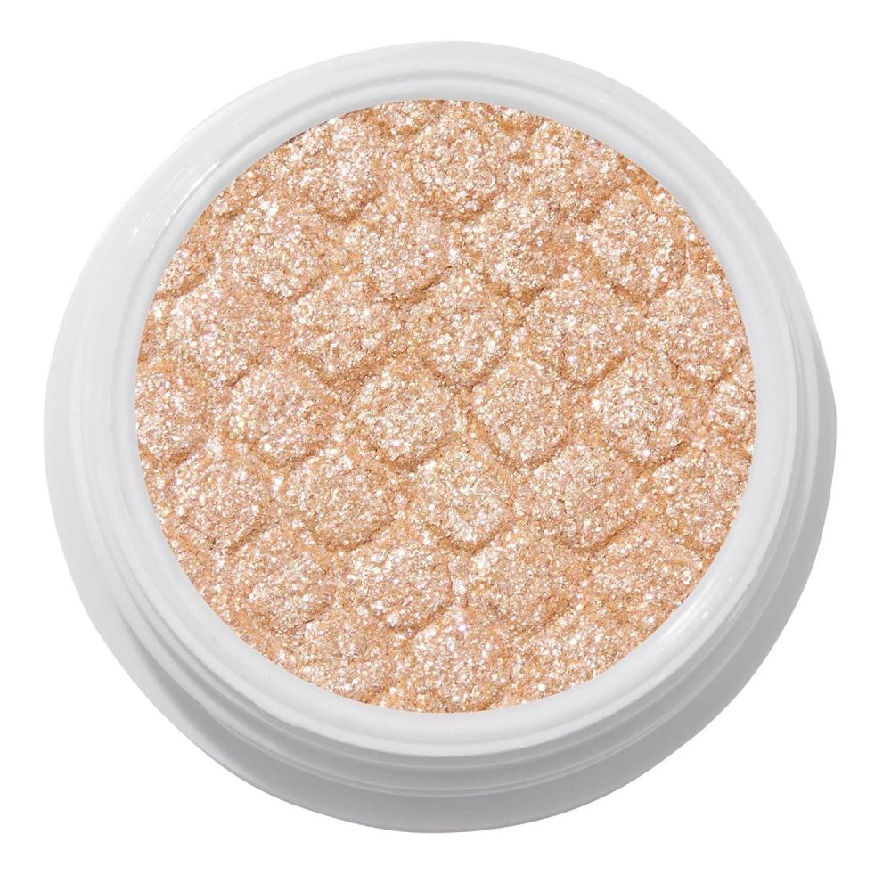 imageColourPop Super Shock Shadow  HighPigment CrmePowder Eye Makeup  Single Glitter Eyeshadow with Minimal Fallout and Unique Bouncy Texture  Ivory Eyeshadow  Mighty Morphin 007 ozMighty Morphin  creamy icy ivory with hot pink pinpoints