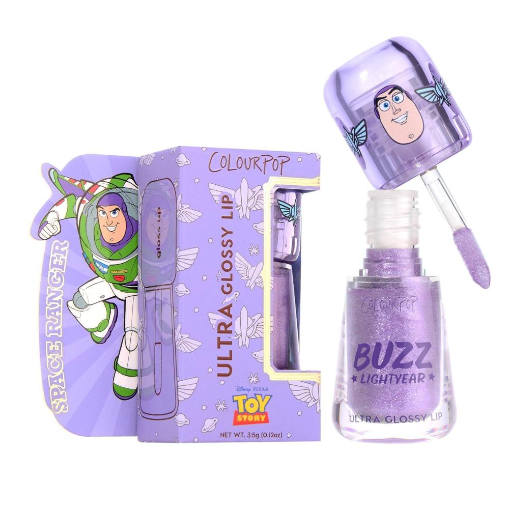 imageColourPop x Toy Story Ultra Glossy Lip Gloss  HighShine NonSticky ampamp Hydrating Lip Gloss with a Flexible Paddle Applicator  Sheer Lavender Finish  Buzzin About 012 ozBuzzin About