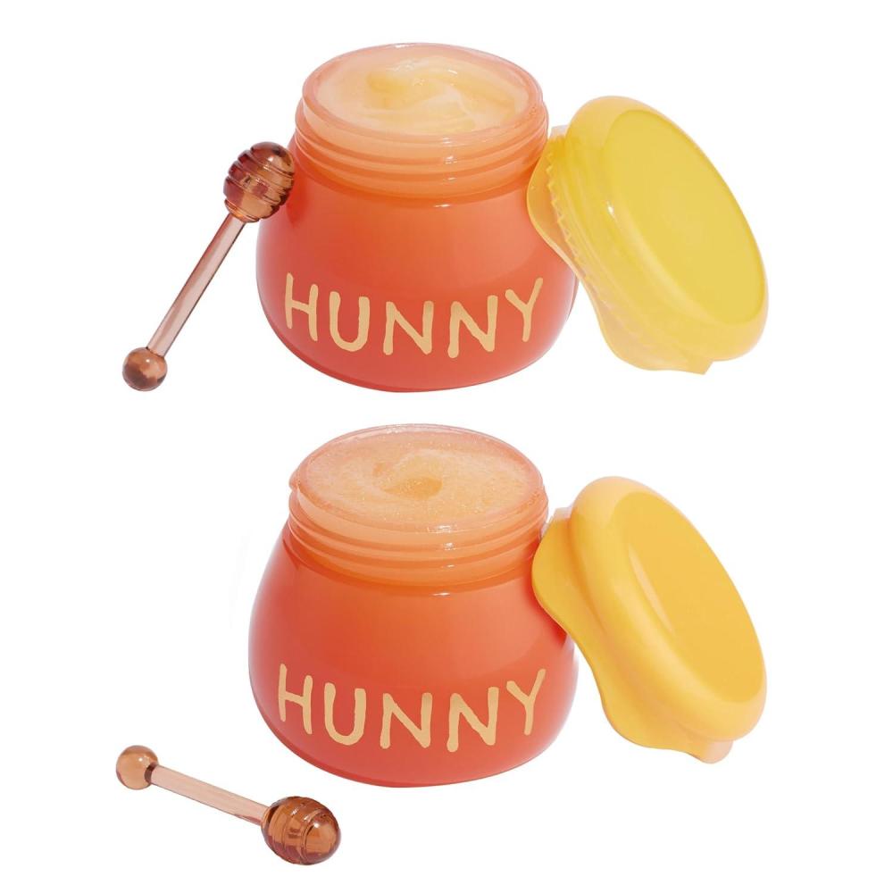 imageColourPop x Winnie the Pooh Lip Scrub ampamp Mask Set  Vegan ampamp CrueltyFree Lip Care Duo  Exfoliates Moisturizes ampamp Softens  Enriched with a Honey Flavor  Hunny Pot 2 Count