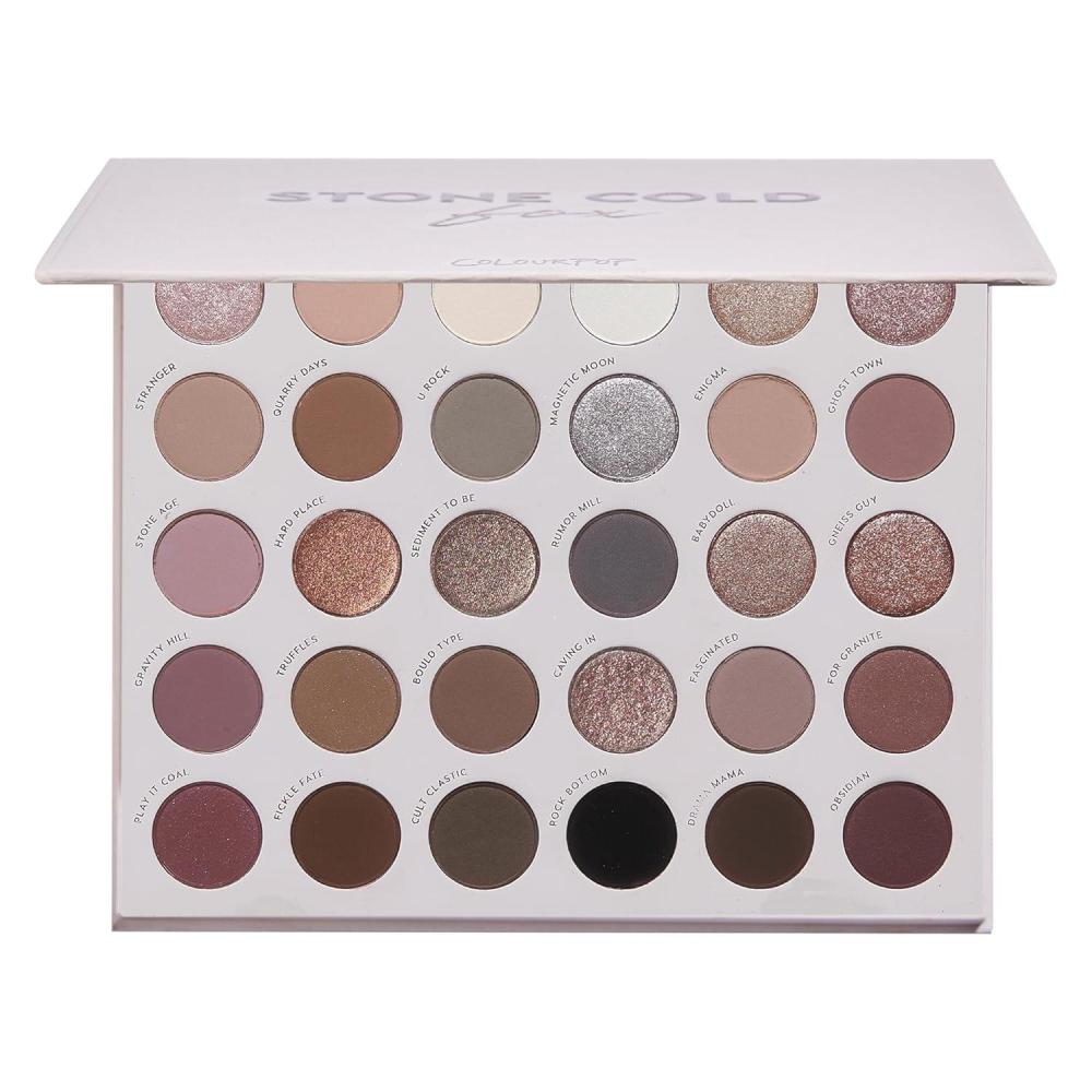 imageColourpop Fade Into Hue Eyeshadow Palette  MultiColor Eye Makeup Palette with Matte Metallic ampamp Glitter Finishes  HighPigment Eye Makeup with a LongWearing Formula 08 ozStone Cold Fox