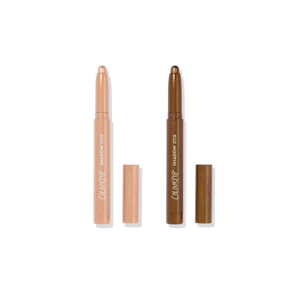 imageColourpop Shadow Stix Bundle  Cream Eyeshadow Sticks with BuiltIn Sharpener for LongLasting HighPigment Color  Quokka ampamp Honey BB 005 oz each