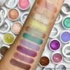 ColourPop Super Shock Shadow – High-Pigment, Crème-Powder Eye Makeup – Single Glitter Eyeshadow with Minimal Fallout and Unique Bouncy Texture – Ivory Eyeshadow – Mighty Morphin (0.07 oz)(Abbot Kinney)