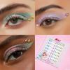 ColourPop Winx Club Face Jewels Sticker Sheet – Individual Reusable Rhinestones for Face and Body – Self-Adhesive and Easily Removable – Includes Blue, Pink, Purple, Green & Orange Crystals (1 Count)