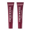ColourPop Fresh Kiss Glossy Lip Balm – Hydrating Lip Care Enriched with Peptides, Hyaluronic Acid, Shea Butter & Vitamin E for an Ultra-Cushiony Formula – Chocolate Milkshake (2 Count)(Wild Berry (2))
