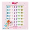 ColourPop Winx Club Face Jewels Sticker Sheet – Individual Reusable Rhinestones for Face and Body – Self-Adhesive and Easily Removable – Includes Blue, Pink, Purple, Green & Orange Crystals (1 Count)