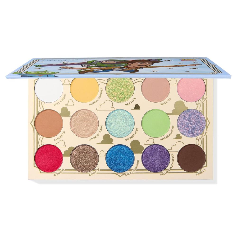 imageColourPop x Toy Story Eyeshadow Palette  MultiColored Limited Edition Makeup Palette with Matte ampamp Matte Sparkle Finishes  Buildable Blendable ampamp HighPigment Formula  The Toys Are Here 061 oz