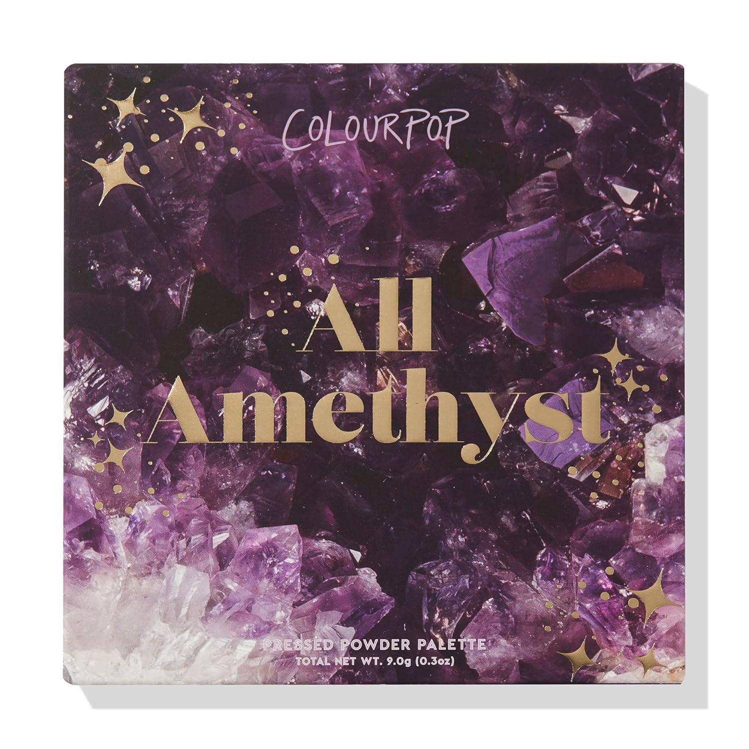 imageColourPop Lilac You A Lot Shadow Palette Purple Shadow Palette with Metallic and Matte Finishes HighPigment Makeup with a LongWearing Formula 03 ozAll Amethyst
