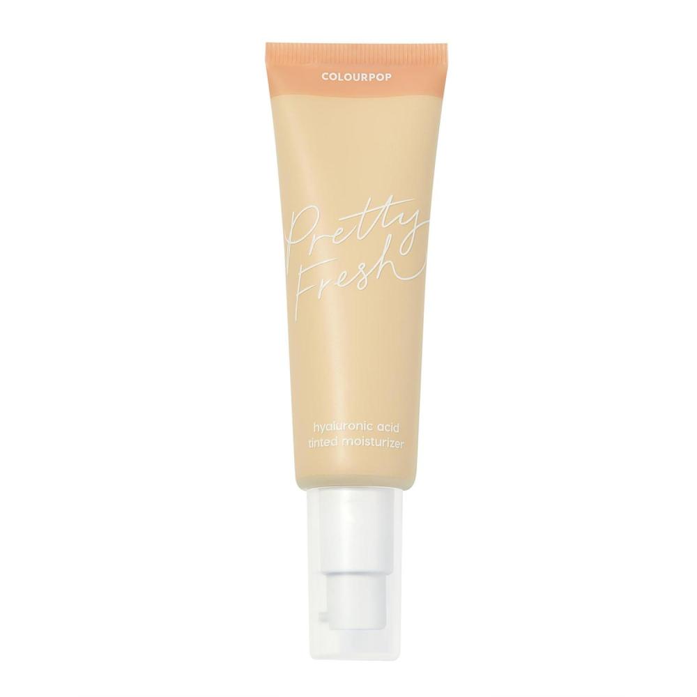 imageColourPop Pretty Fresh Tinted Moisturizer Hydrating Skin Tint with Lightweight Coverage Formulated with Hyaluronic Acid ampamp Coconut Water for HealthyLooking Skin Fair 4N 145 ozFair 2W