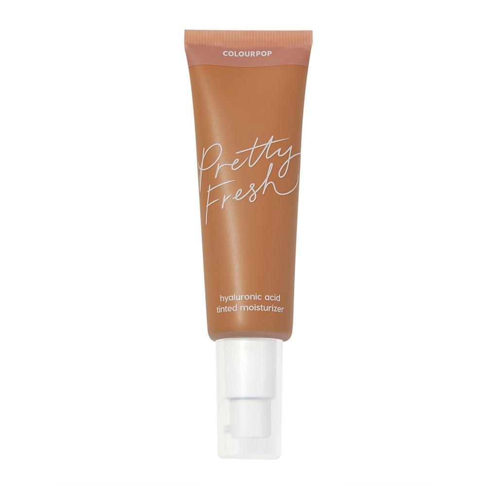 imageColourPop Pretty Fresh Tinted Moisturizer Hydrating Skin Tint with Lightweight Coverage Formulated with Hyaluronic Acid ampamp Coconut Water for HealthyLooking Skin Fair 4N 145 ozMedium Dark 14W