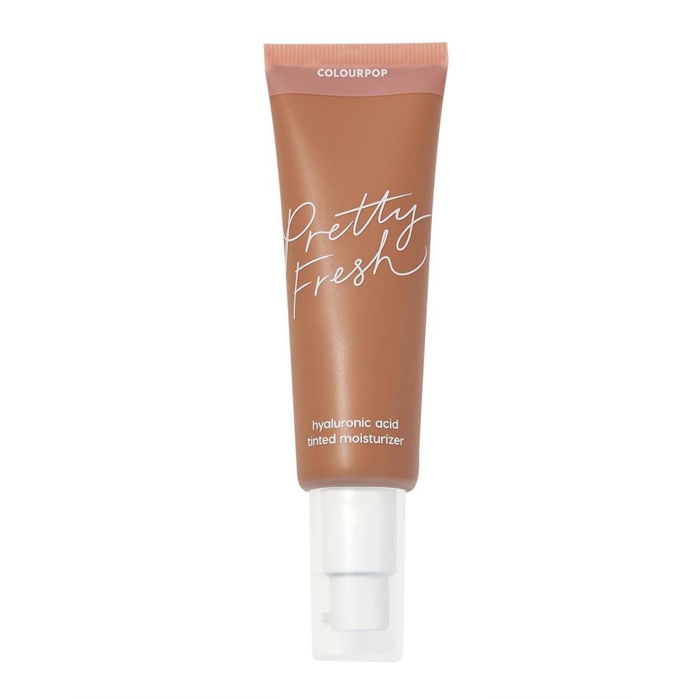 imageColourPop Pretty Fresh Tinted Moisturizer  Hydrating Skin Tint with Lightweight Coverage  Formulated with Hyaluronic Acid ampamp Coconut Water for HealthyLooking Skin  Fair 4N 145 ozMed Dark 16N