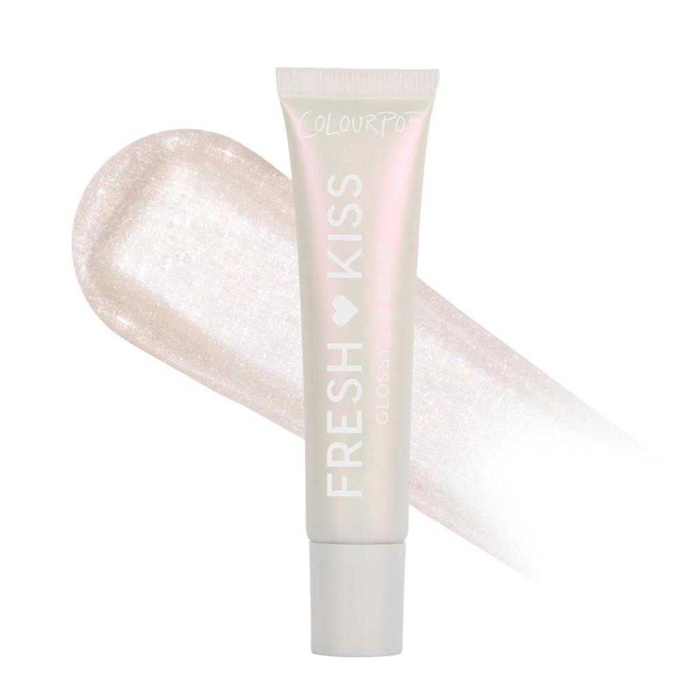 imageColourPop Fresh Kiss Glossy Lip Balm  Hydrating Lip Care Enriched with Peptides  Hyaluronic Acid  Pearlescent Shimmer Finish  Vegan  CrueltyFree  Whipped Cream 049 ozWhipped Cream