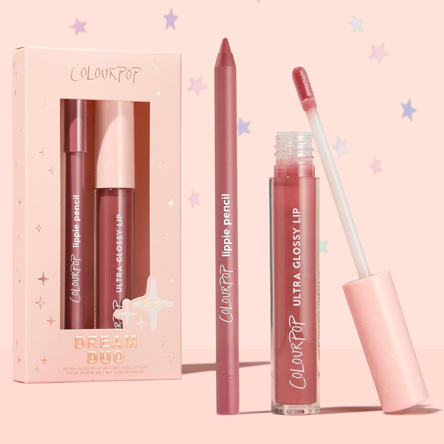 image:imageColourPop Dream Duo Lip Kit HighPigment LongLasting ampamp Sharpenable Lip Liner and Lip Gloss with HighImpact Color Includes Shades Five Stars ampamp Pasadena 2 Count