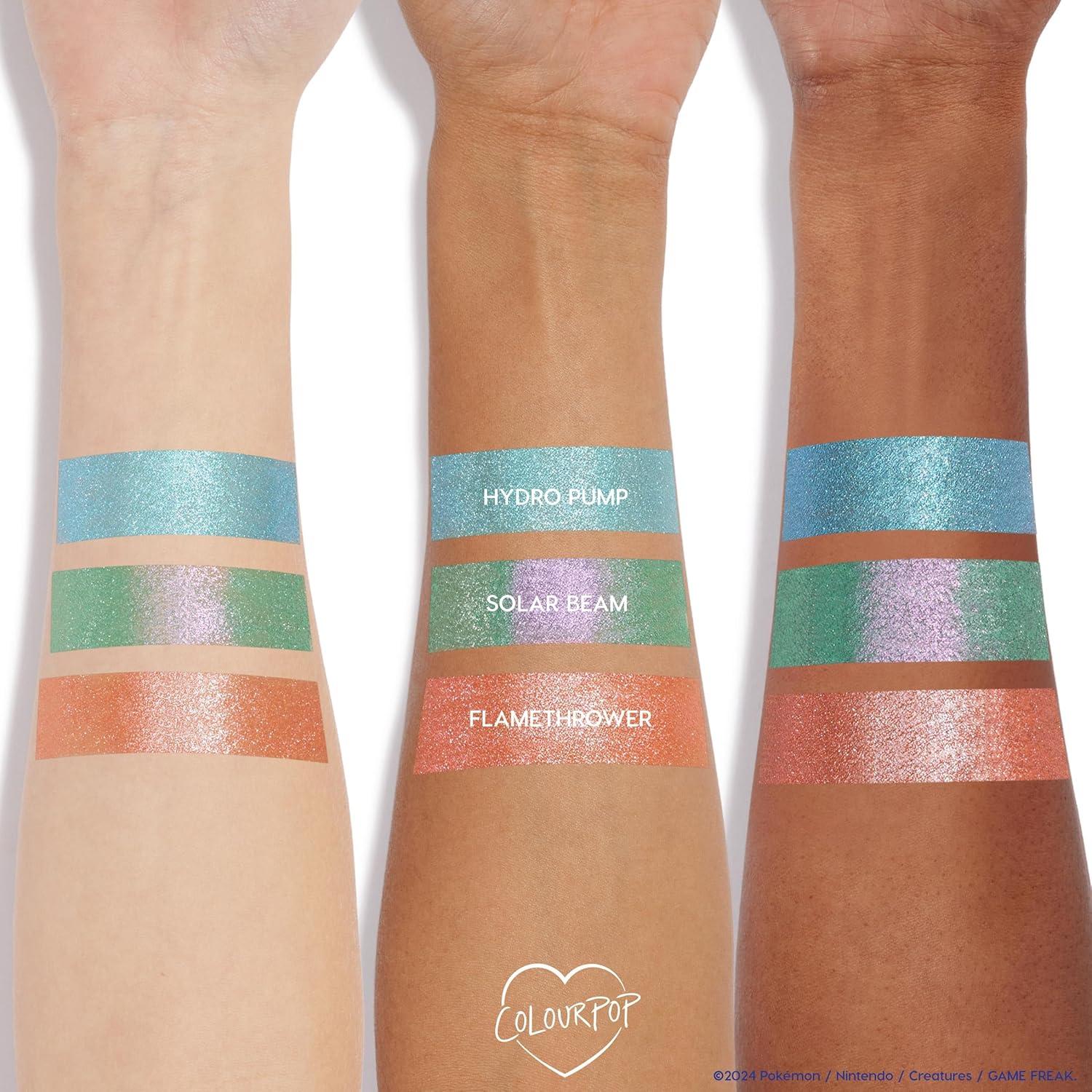 image:imageColourPop Pokmon x ColourPop Super Shock Shadow Solar BeamHydro Pump