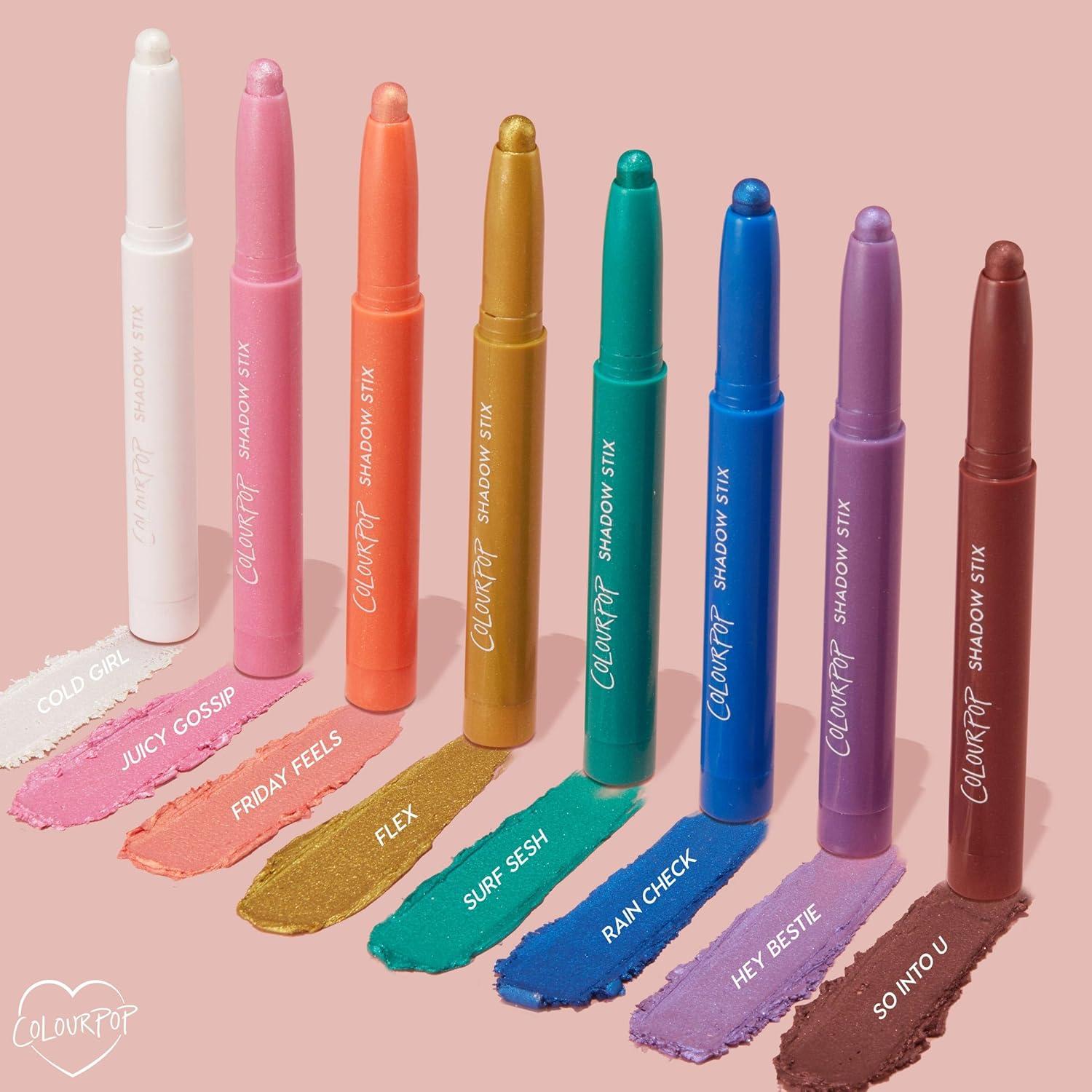 image:imageColourPop Shadow Stix Cream Eyeshadow Stick with LongLasting Color MultiUse Cream Makeup with a BuiltIn Sharpener amp Precise Tip for Easy Application Bare With Me 005 ozRain Check