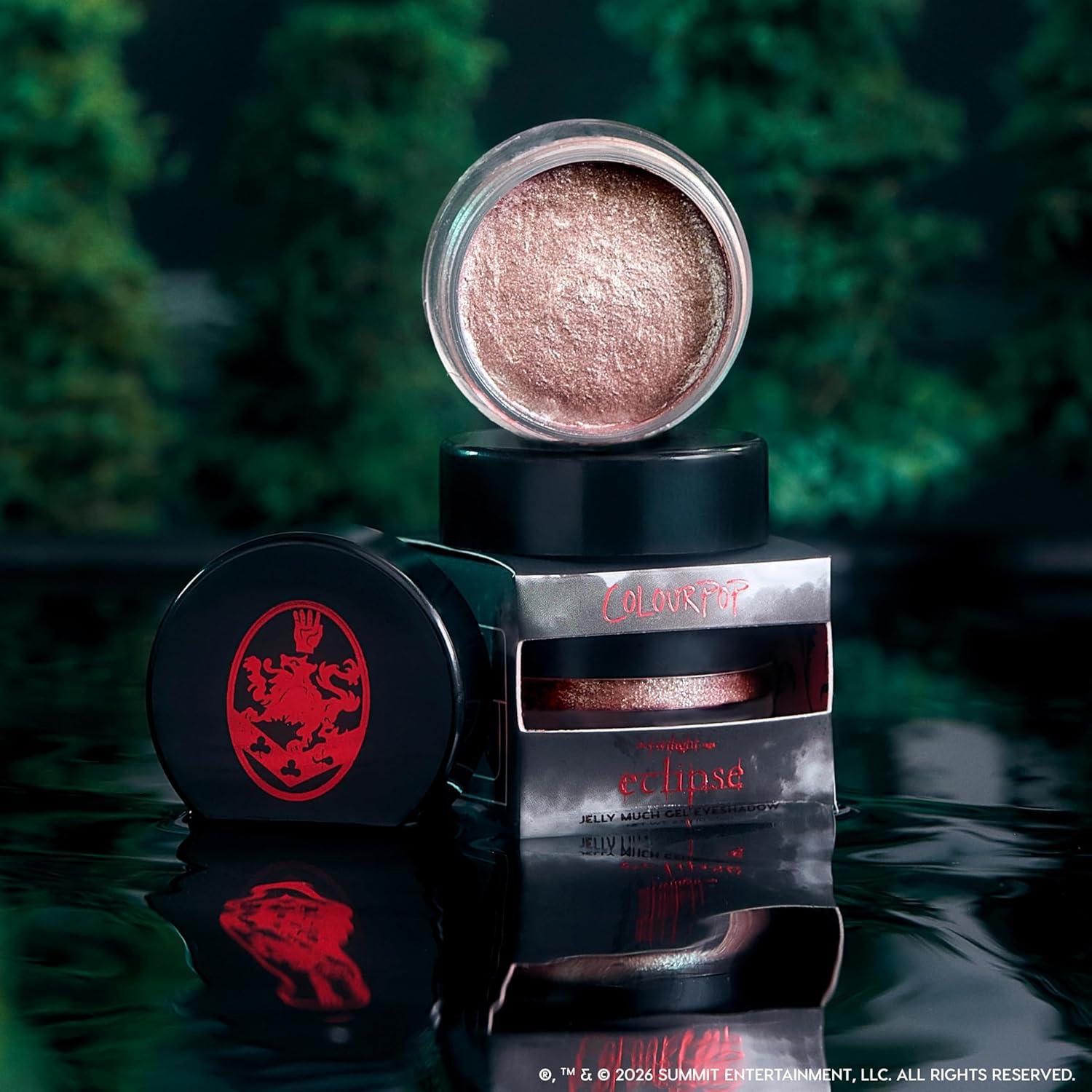 image:imageColourPop x The Twilight Saga Eclipse Jelly Much Gel Eye Shadow Metallic Eyeshadow with a WaterBased Gel Formula Intense Color Payoff with Minimized Creasing amp Fading Cullen Coven 023 oz