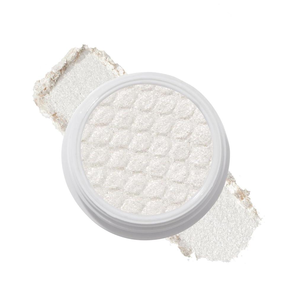 image:imageColourPop Sparkling Hits Super Shock Shadow Trio HighPigment CrmePowder Eye Makeup Glitter Eyeshadow with Zero Fallout and Unique Bouncy Texture 3 CountTassel metallic icy white