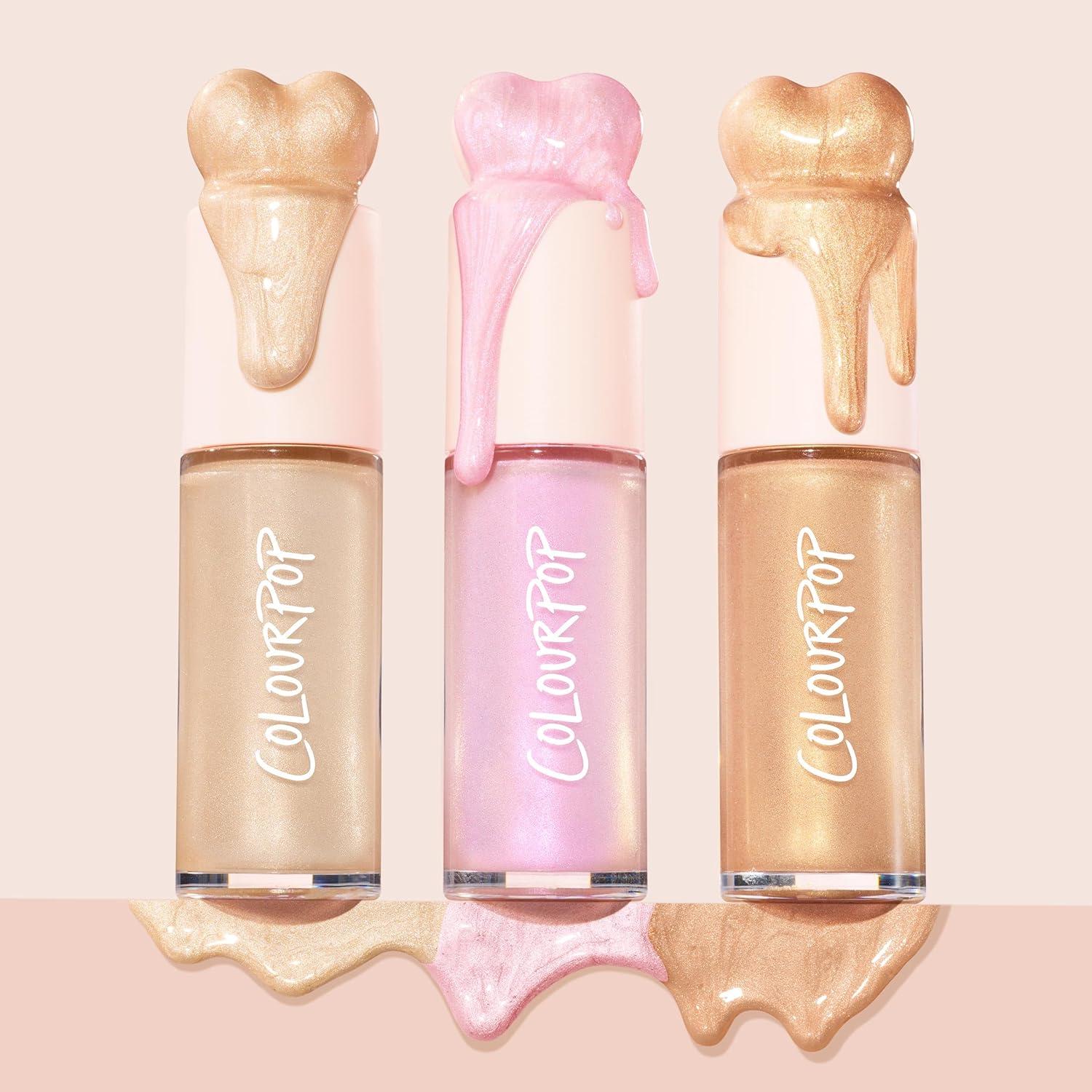 image:imageColourPop HiLite Dewy Liquid Highlighter UltraReflective Face amp Body Illuminator Glowy Summer Makeup with Hyaluronic Acid amp Niacinamide for a Blendable Glow Immediately Yes 038 ozSugar Donut