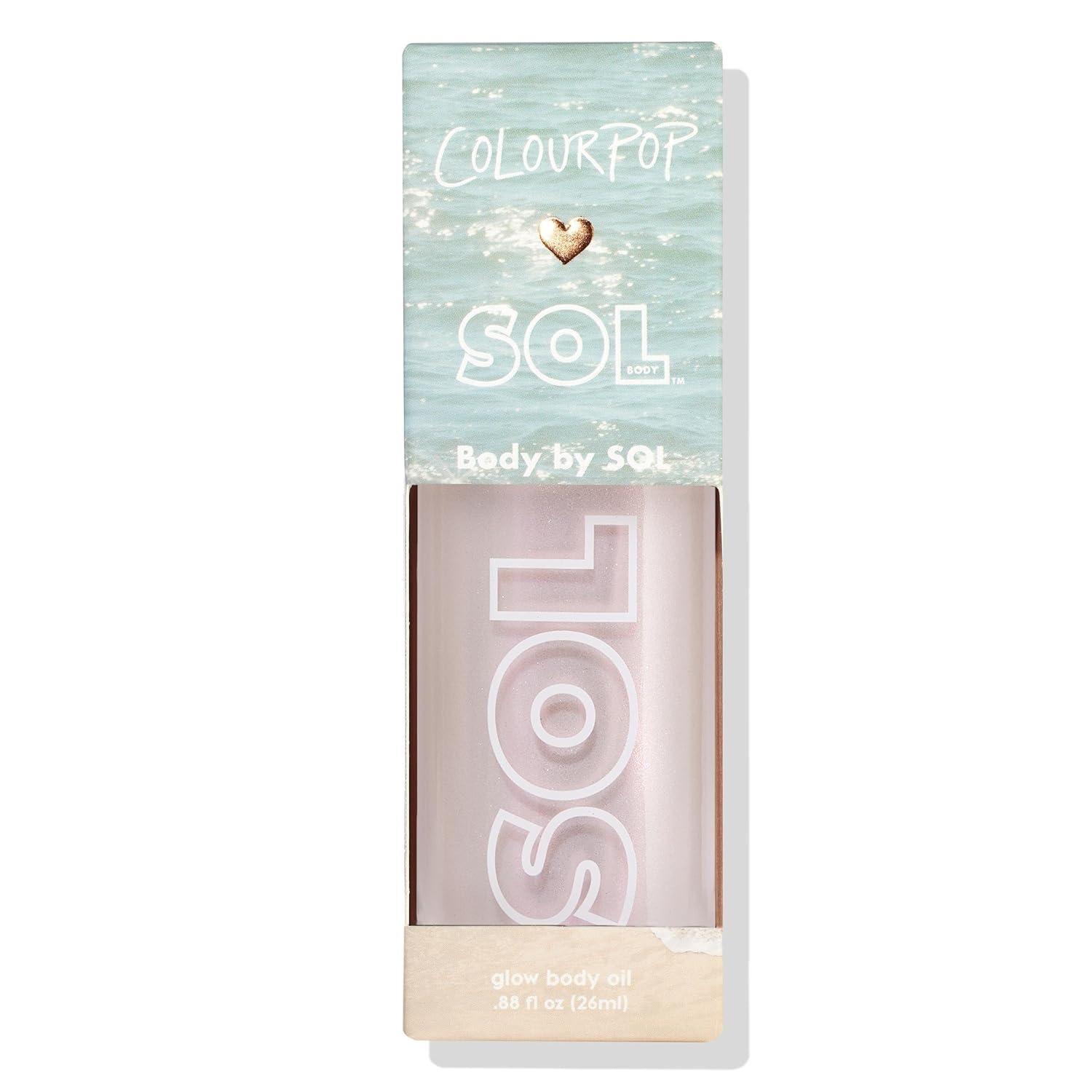 image:imageColourPop SOL Mini Shimmering Dry Oil Shimmer Body Oil Infused with Coconut Argan amp Marula Oils RadianceBoosting Body Care Nourishes Skin and Leaves a Luminous Finish Moonstone 088 fl oz