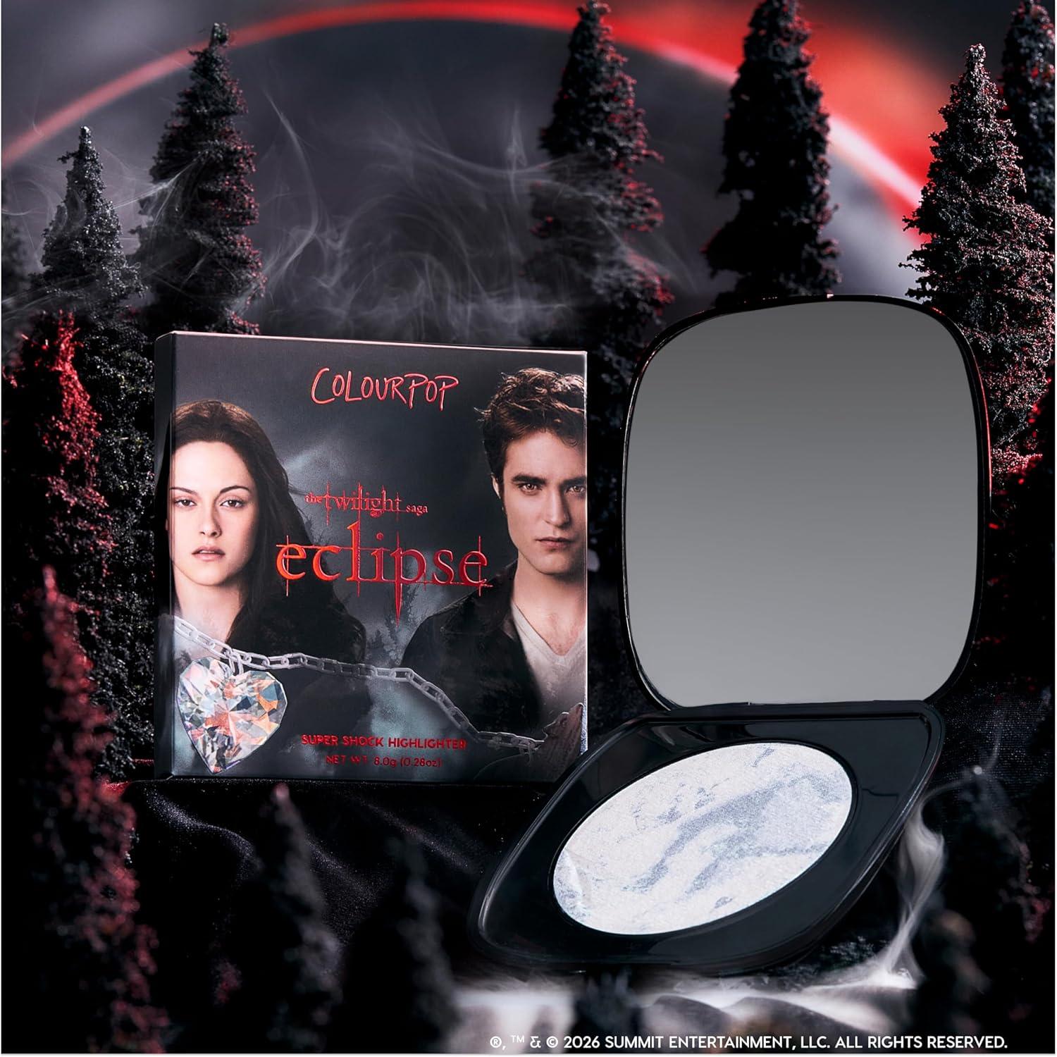 image:imageColourPop x The Twilight Saga Eclipse Super Shock Highlighter Makeup HighPigment CrmePowder Face Makeup Buildable amp Blendable Formula with a Unique Bouncy Texture Change Me 028 oz