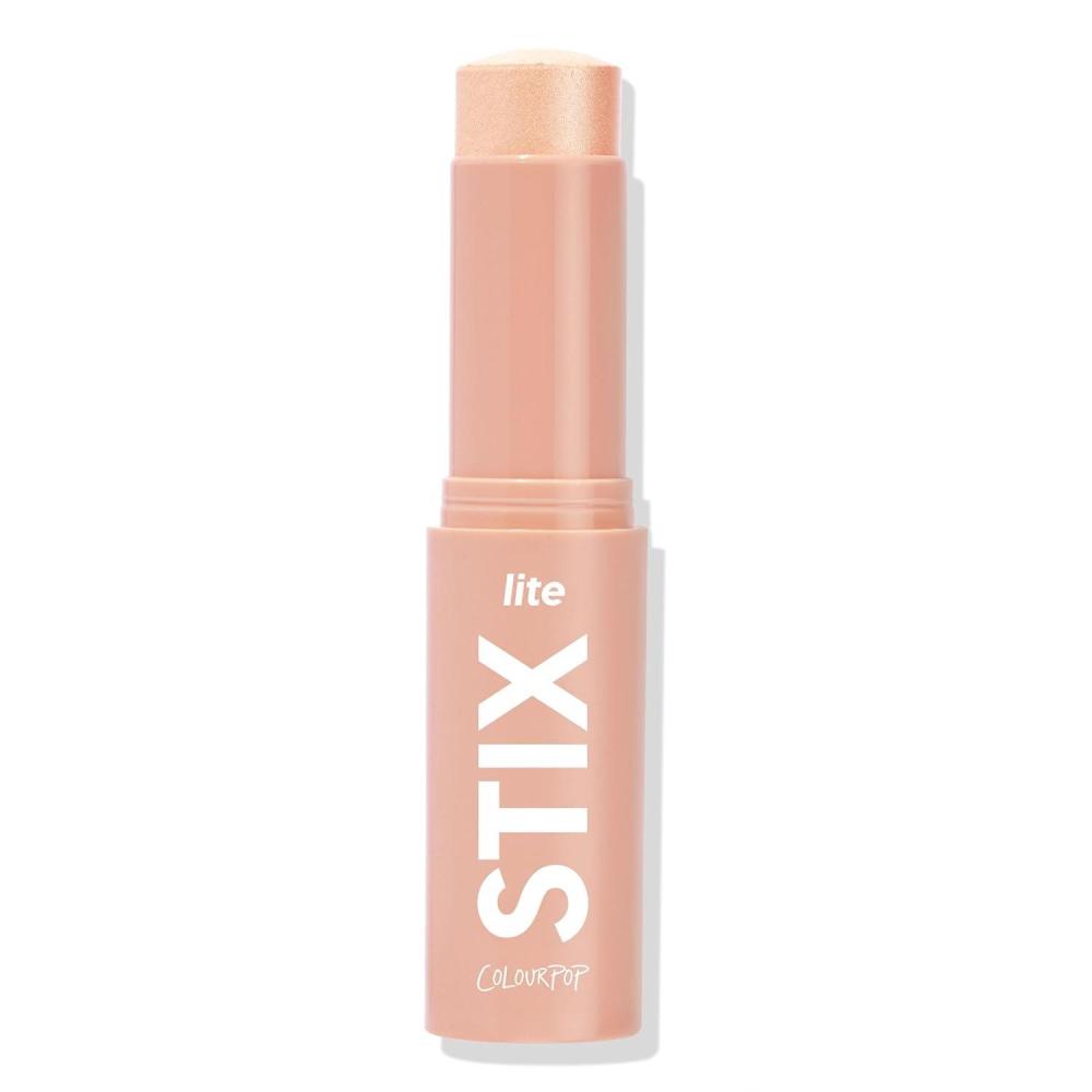 image:imageColourPop Lite Stix Cream Highlighter Blendable Highlighter Makeup with a Luminous Dewy Finish LongLasting Formula and Easy OnTheGo Application Molten Hot 033 ozSunlight