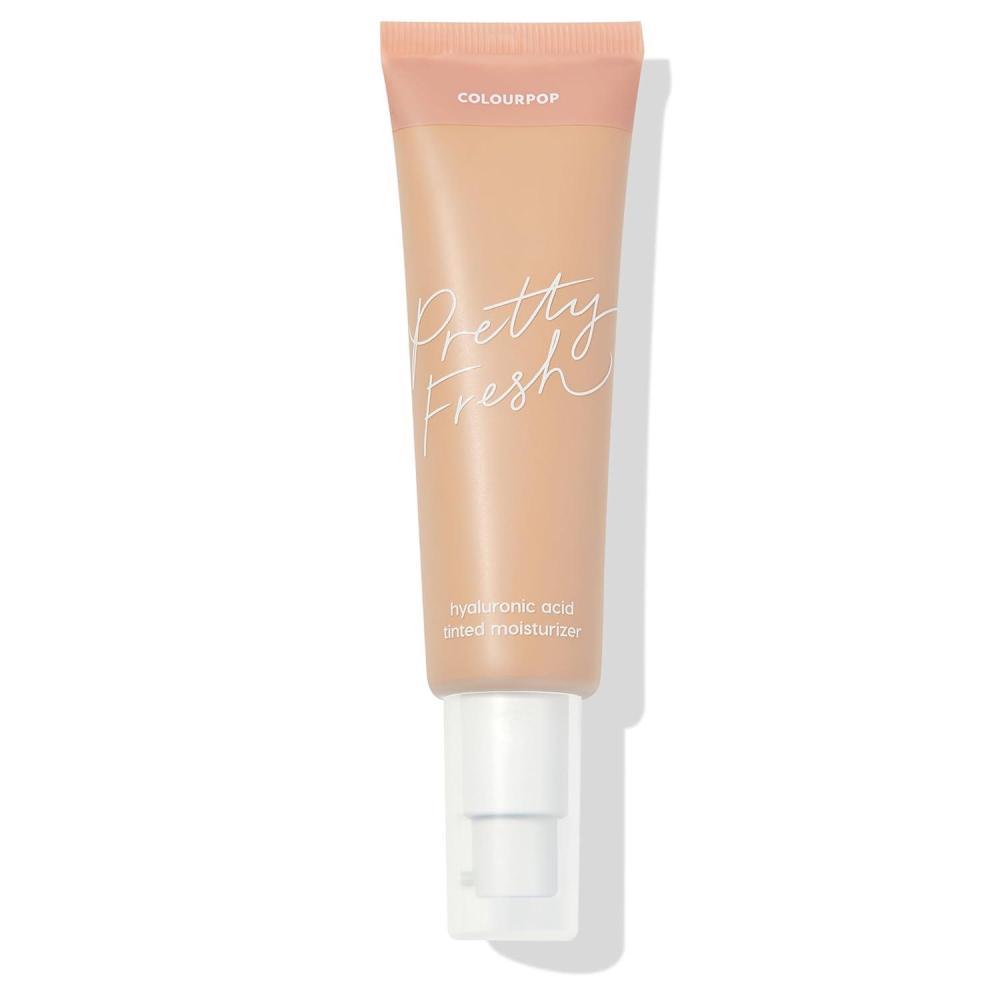 image:imageColourPop Pretty Fresh Tinted Moisturizer Hydrating Skin Tint with Lightweight Coverage Formulated with Hyaluronic Acid amp Coconut Water for HealthyLooking Skin Deep Dark 22N 145 ozLight 8N