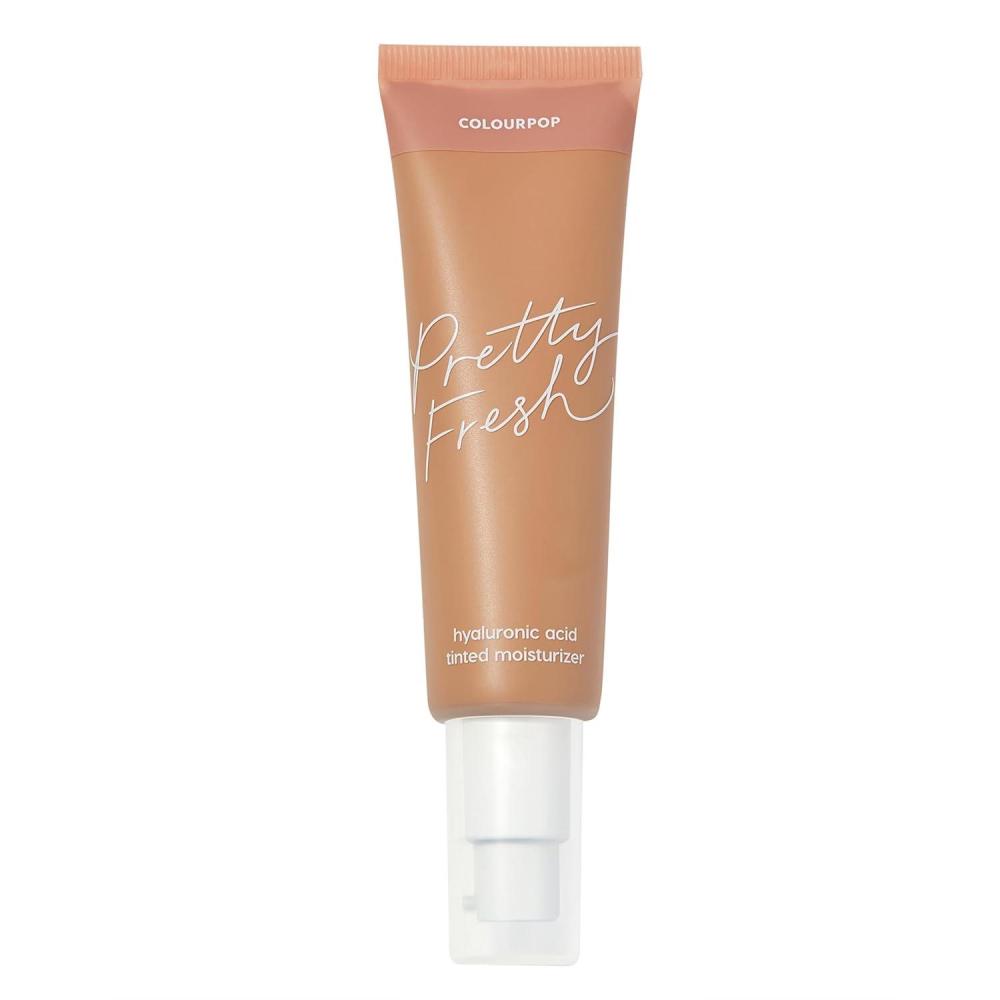 image:imageColourPop Pretty Fresh Tinted Moisturizer Hydrating Skin Tint with Lightweight Coverage Formulated with Hyaluronic Acid amp Coconut Water for HealthyLooking Skin Deep Dark 22N 145 ozMed 11N