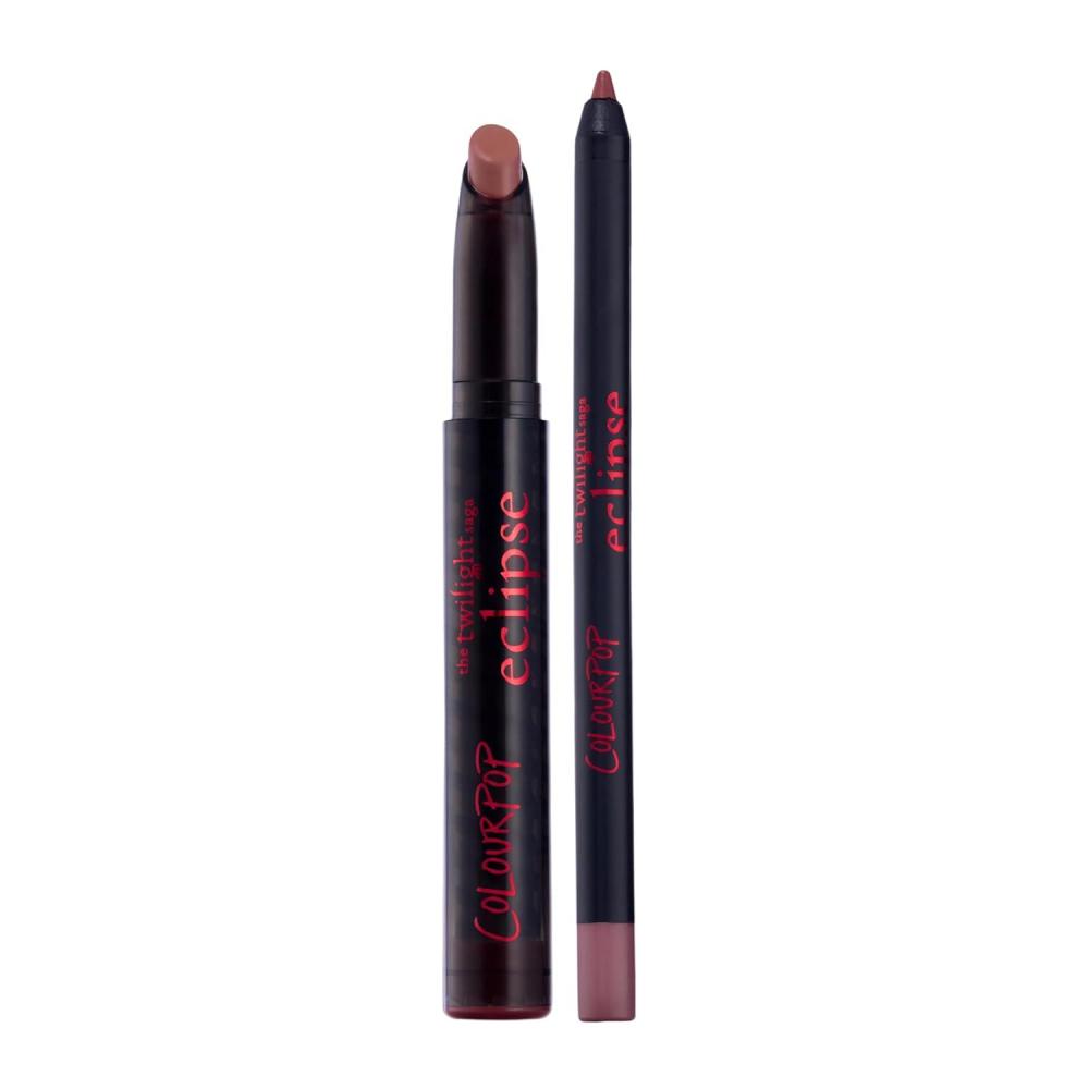 image:imageColourpop x The Twilight Saga Eclipse Lip Kit Pinky Nude Lip Combo with Lippie Stix Lipstick Lippie Pencil Long Lasting UltraPigmented Cream Finish Opposites Attract 2 Count