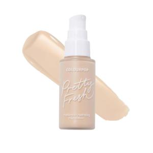ColourPop Pretty Fresh Liquid Foundation – Hydrating Foundation with Medium, Buildable Coverage & a Natural Finish – Enriched with Hyaluronic Acid & Coconut Water – Deep Dark 190W (1 oz)(Fair 25W)