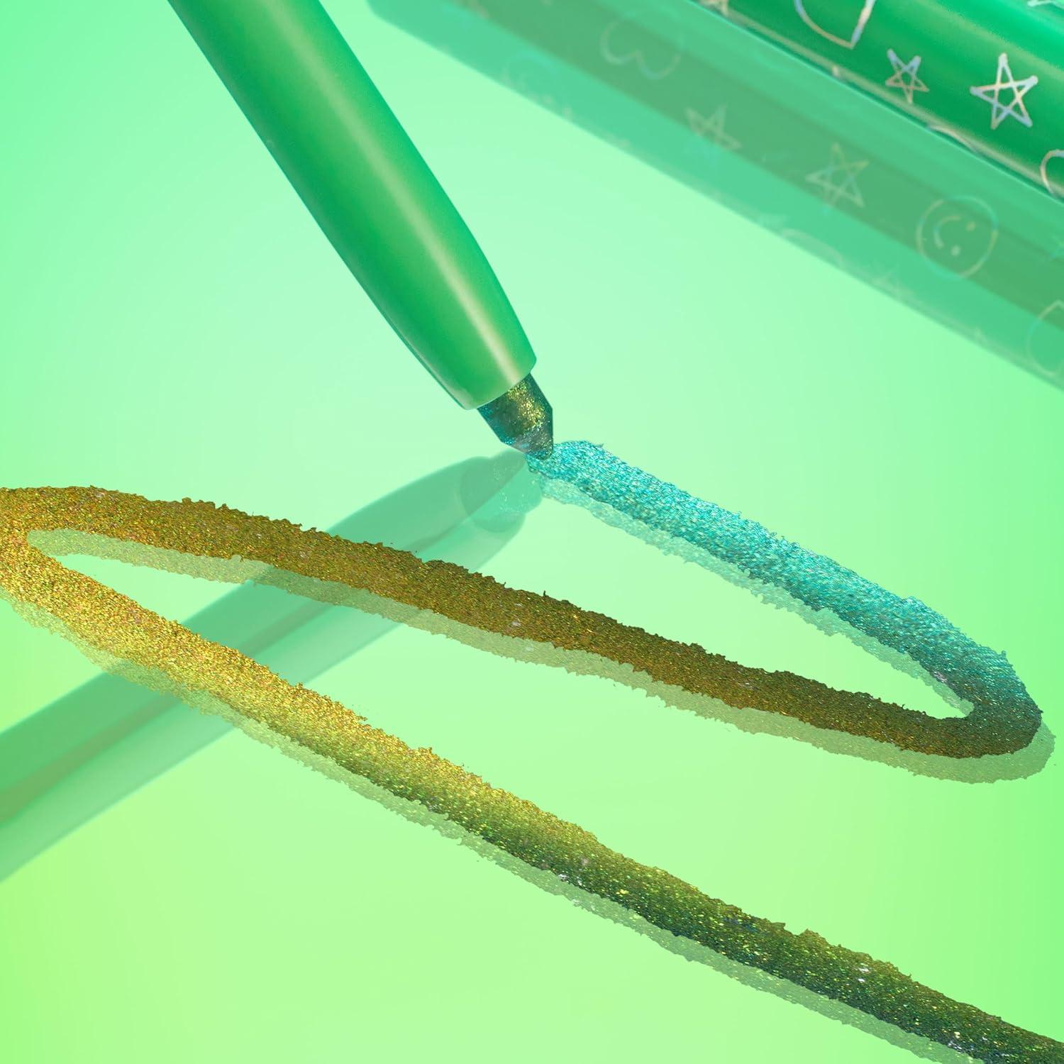 image:imageColourPop Crme Gel Waterproof Chrome Eyeliner 18HR Wear UltraPigmented Eyeliner Pencil with Matte amp Metallic Finishes SmudgeProof Vegan amp CrueltyFree Pixie 001 ozWild Idea
