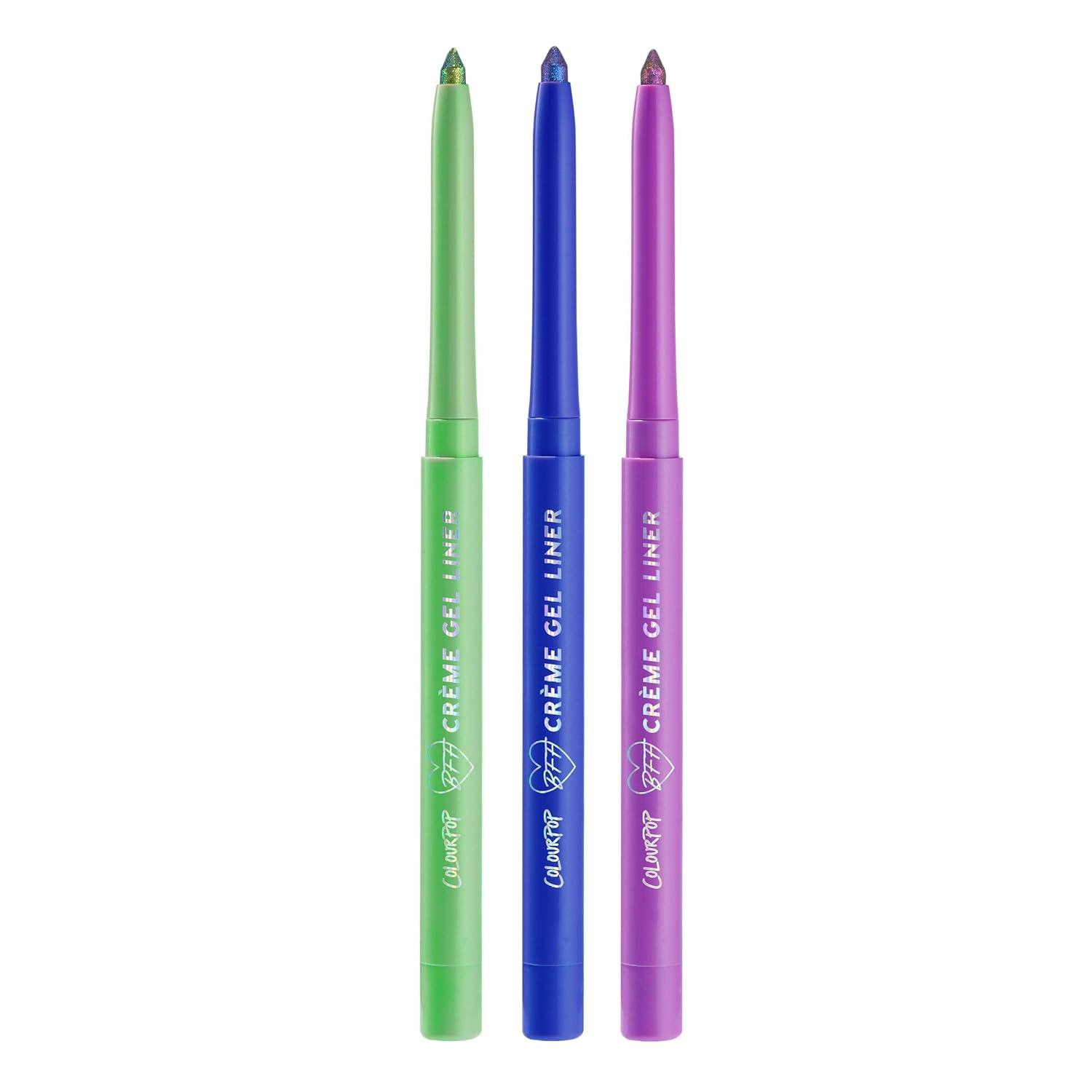 image:imageColourPop Crme Gel Waterproof Chrome Eyeliner 18HR Wear UltraPigmented Eyeliner Pencil with Matte amp Metallic Finishes SmudgeProof Vegan amp CrueltyFree Pixie 001 ozChrome