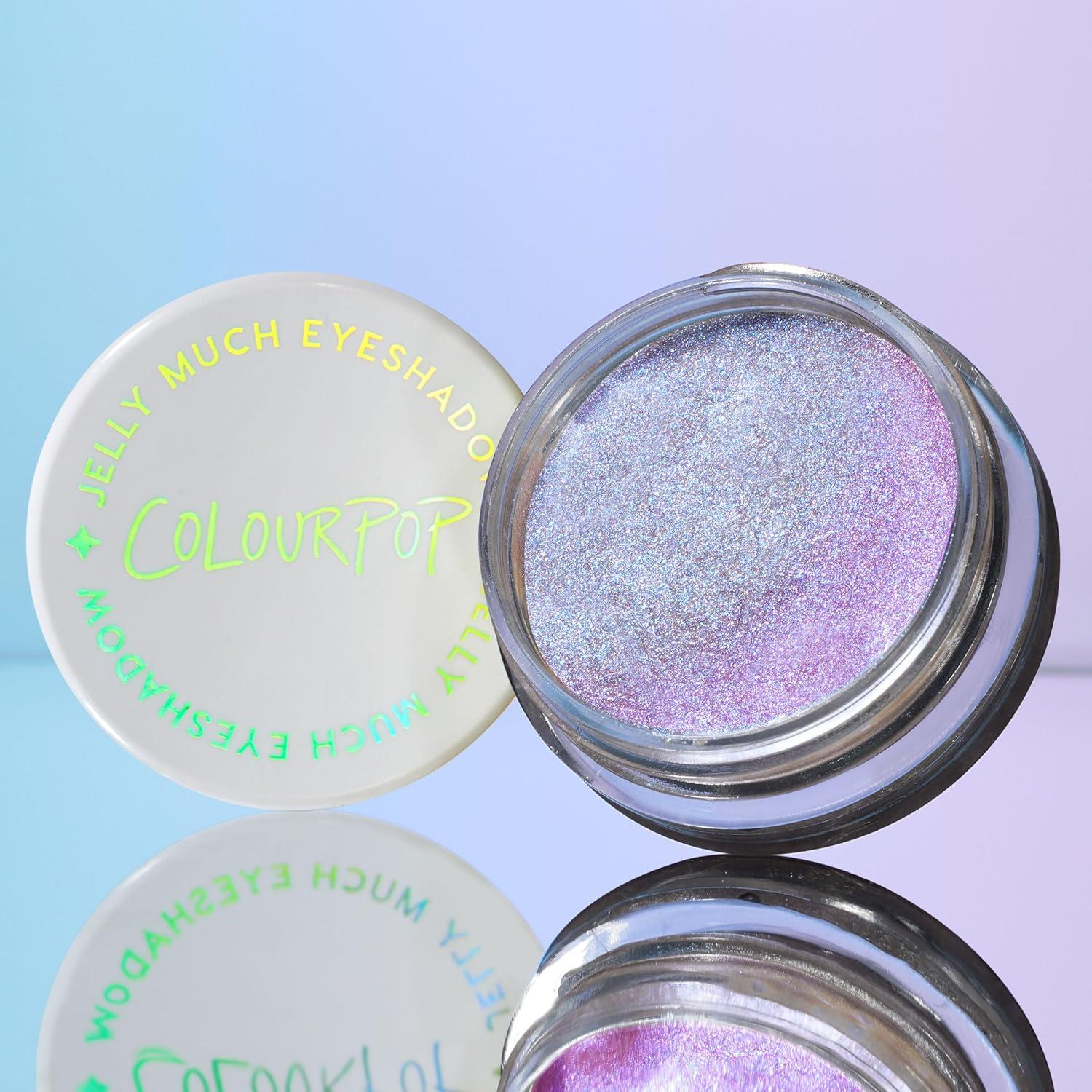 image:imageColourPop Jelly Much Gel Eyeshadow Glitter Eyeshadow with a WaterBased Gel Formula Provides Intense Color Payoff with Minimized Creasing amp Fading Field of Fairies 023 ozHallucinogenius