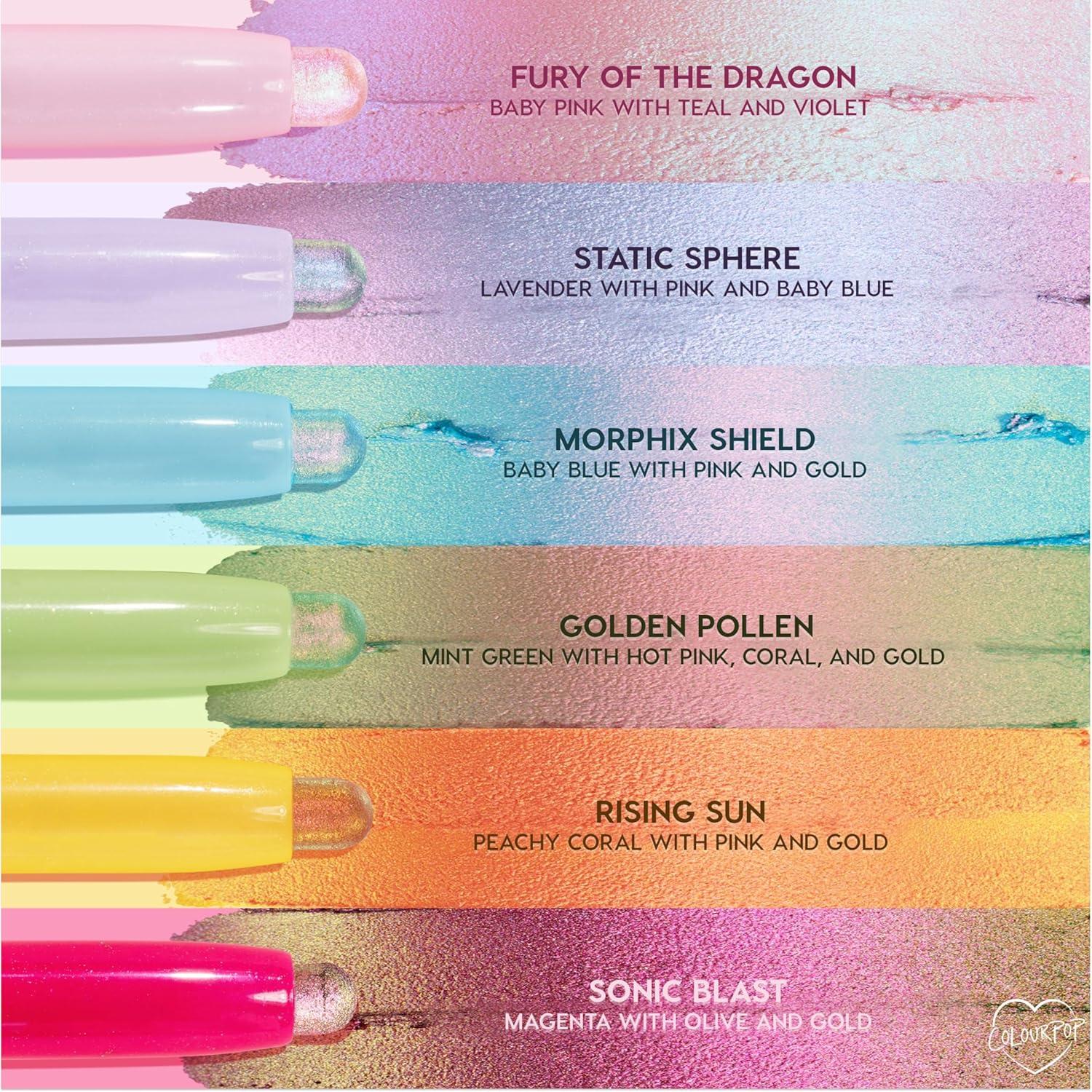 image:imageColourPop Shadow Stix Multichrome Cream Eyeshadow Stick with LongLasting Color MultiUse Cream Makeup with a BuiltIn Sharpener amp Precise Tip for Easy Application Galaxy 005 ozGame Over