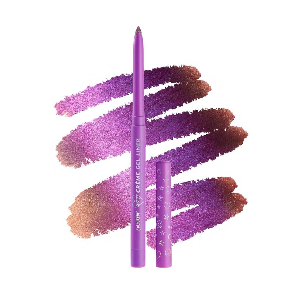 image:imageColourPop Crme Gel Waterproof Chrome Eyeliner 18HR Wear UltraPigmented Eyeliner Pencil with Matte amp Metallic Finishes SmudgeProof Vegan amp CrueltyFree Pixie 001 ozActin Up